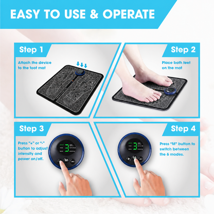 Nulan™ EMS Foot Massage Mat